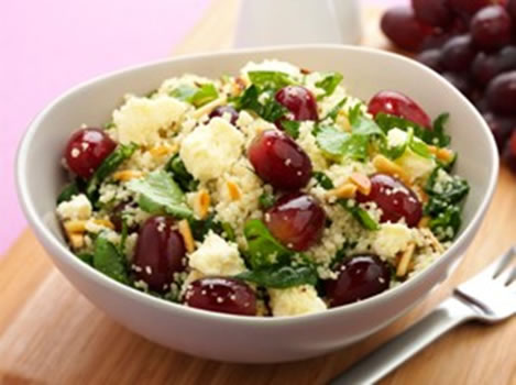 Backyard Treats - Coucous red grape and fetta salad
