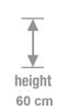 height 60cm